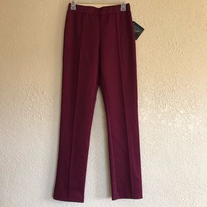 Urim Apparel Burgundy Techno Skinny Pants.